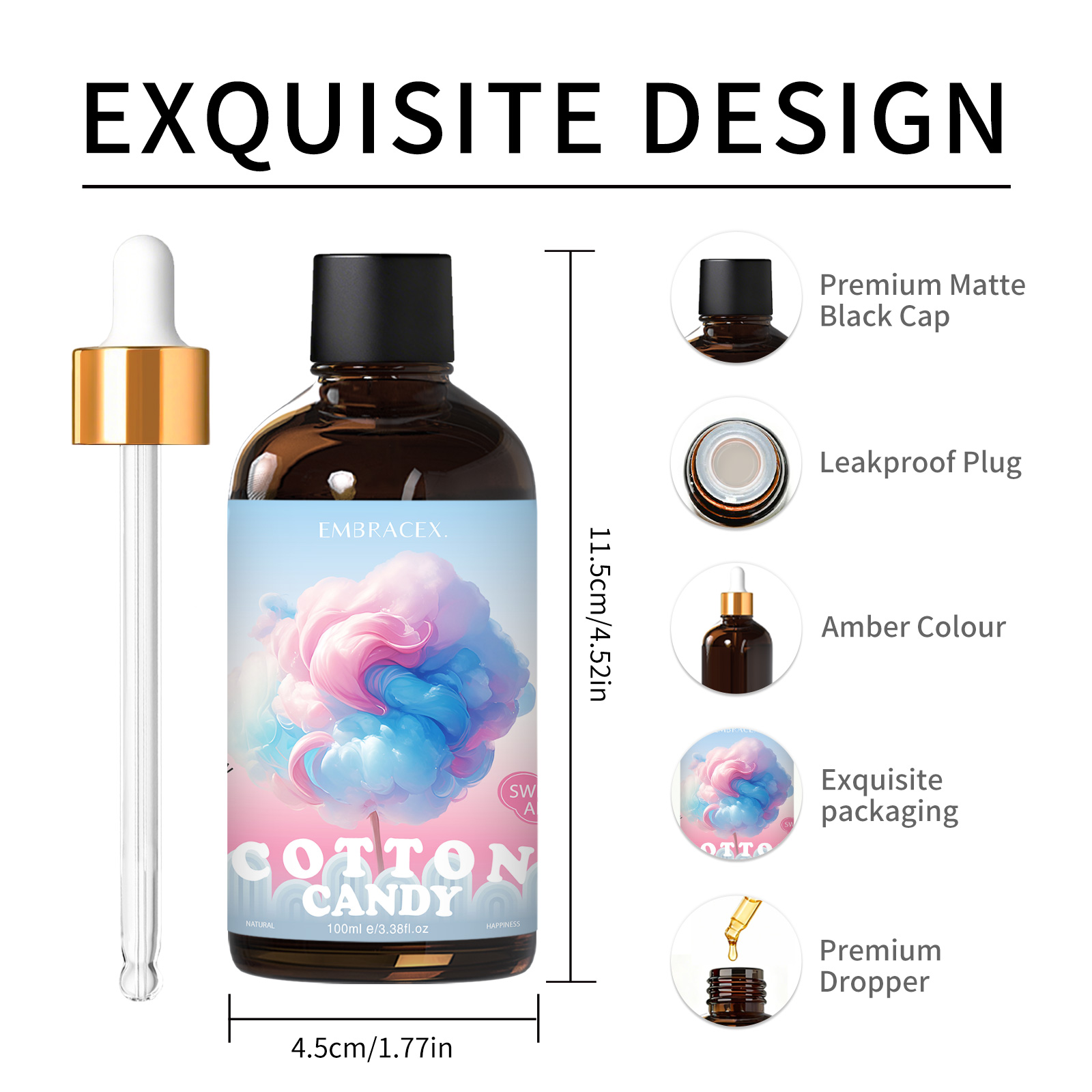 100ml Cotton Candy Fragrance O - Perfume Fragrance Oil review and price