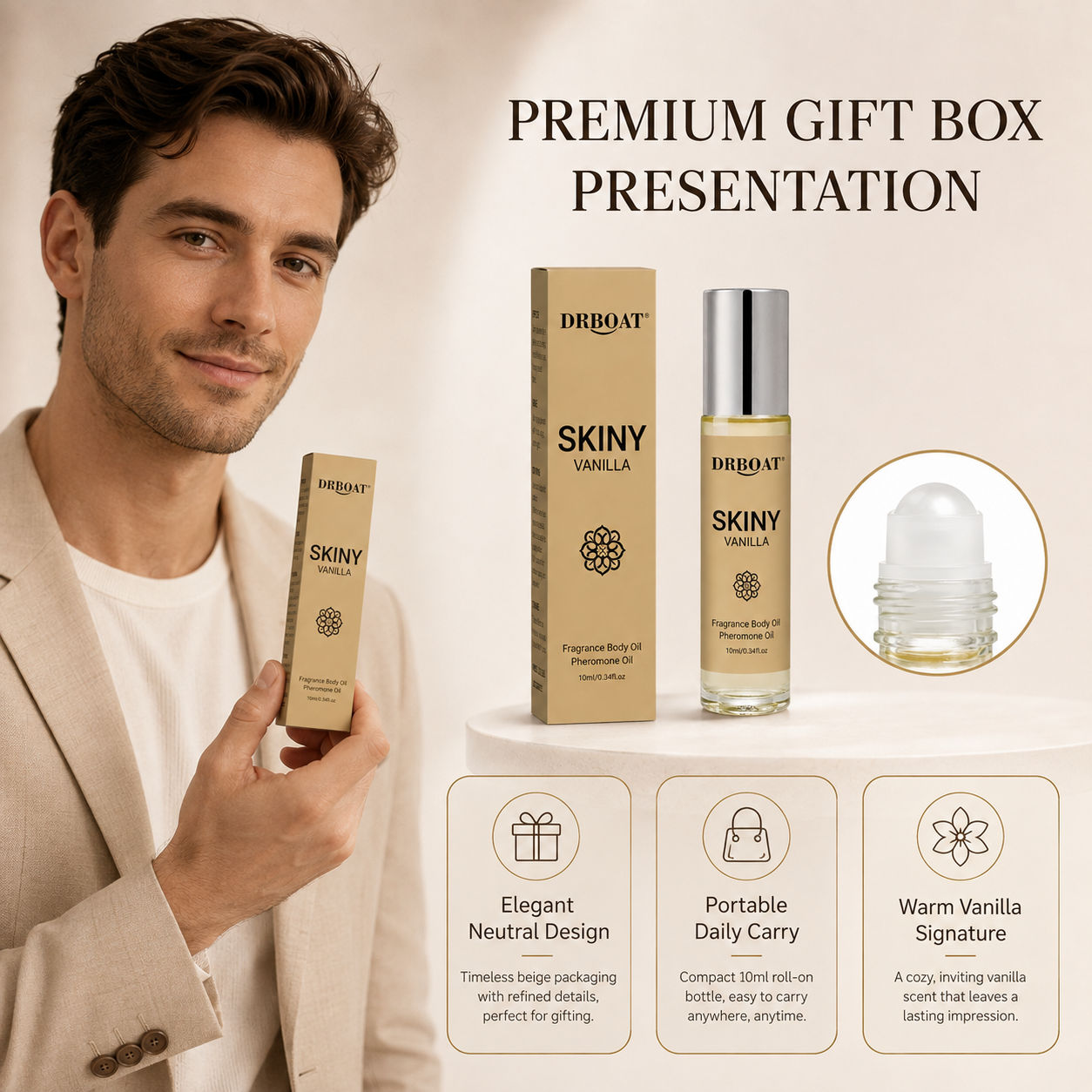 Men Roll On Fragrance Oil, Ski - Perfume Fragrance Oil review and price