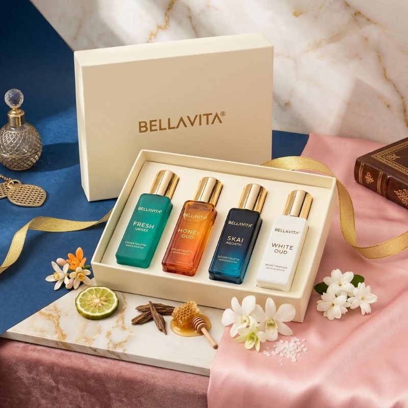 20MLx4 Unisex Mini Perfume Set - The Collection Perfume Fragrance review and price